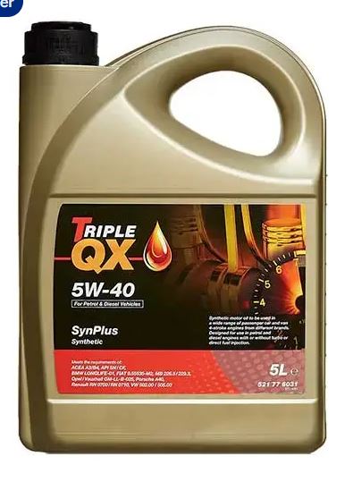 Triple QX SynPlus 5W-40 Engine Oil 5L